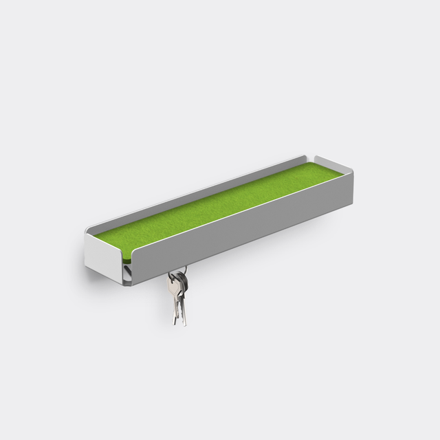 KEY-BOX - Schlüsselbrett mit Ablage für den Flur, Schmuckorganizer für dein Bad oder Schlafzimmer, Hakenleiste für die Küche oder Balkon