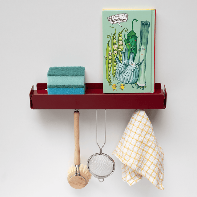 KEY-BOX - Schlüsselbrett mit Ablage für den Flur, Schmuckorganizer für dein Bad oder Schlafzimmer, Hakenleiste für die Küche oder Balkon