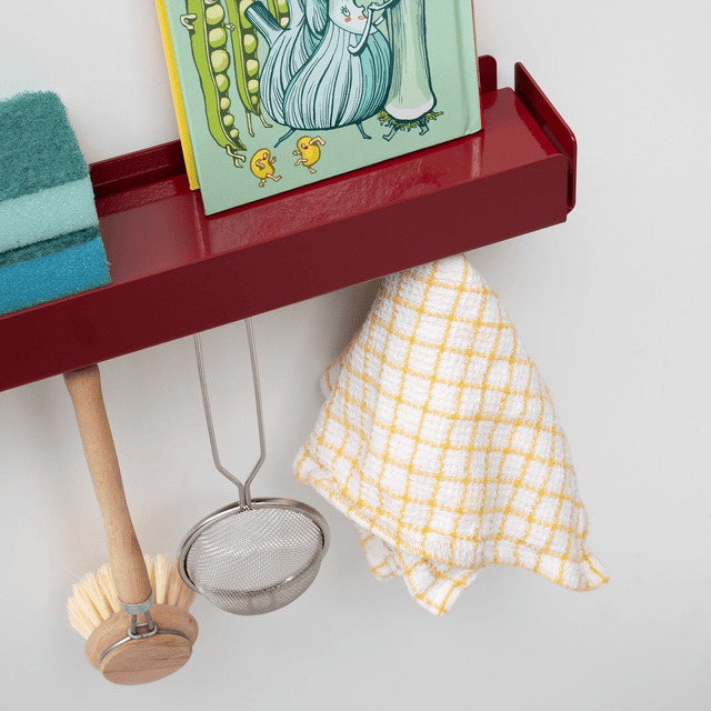 KEY-BOX - Schlüsselbrett mit Ablage für den Flur, Schmuckorganizer für dein Bad oder Schlafzimmer, Hakenleiste für die Küche oder Balkon