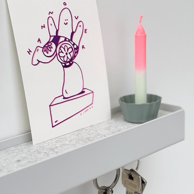 KEY-BOX - Schlüsselbrett mit Ablage für den Flur, Schmuckorganizer für dein Bad oder Schlafzimmer, Hakenleiste für die Küche oder Balkon