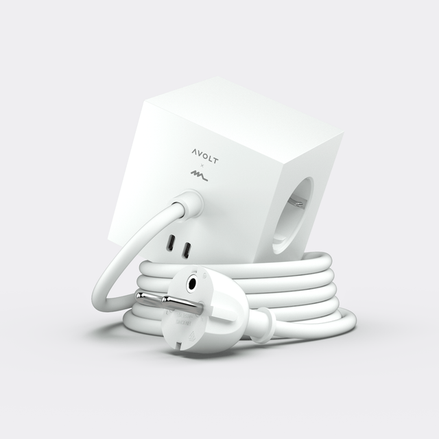 Avolt Square 1 - magnetische Mehrfachsteckdose + 2xUSB-C