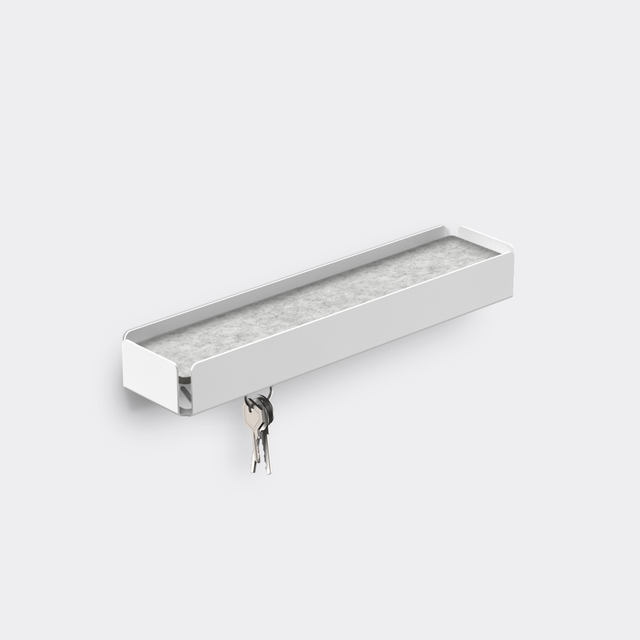 KEY-BOX - Schlüsselbrett mit Ablage, Schmuckorganizer, Hakenleiste für die Küche oder Balkon